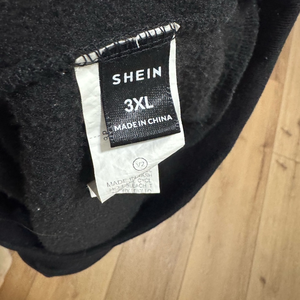 SHEIN Black 3XL Sweatshirt - Picture 4 of 4